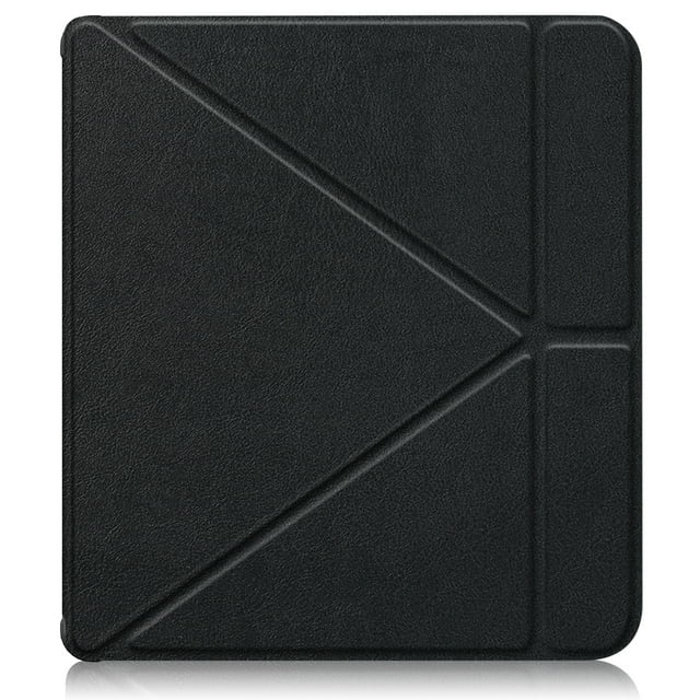 For Kobo Libra Colour 2024 7 inch N428 Origami PU Leather Case Magnetic Wake Sleep Soft Stand Cover Ebook Sleepcover Color Funda Black Kobo Libra Colour