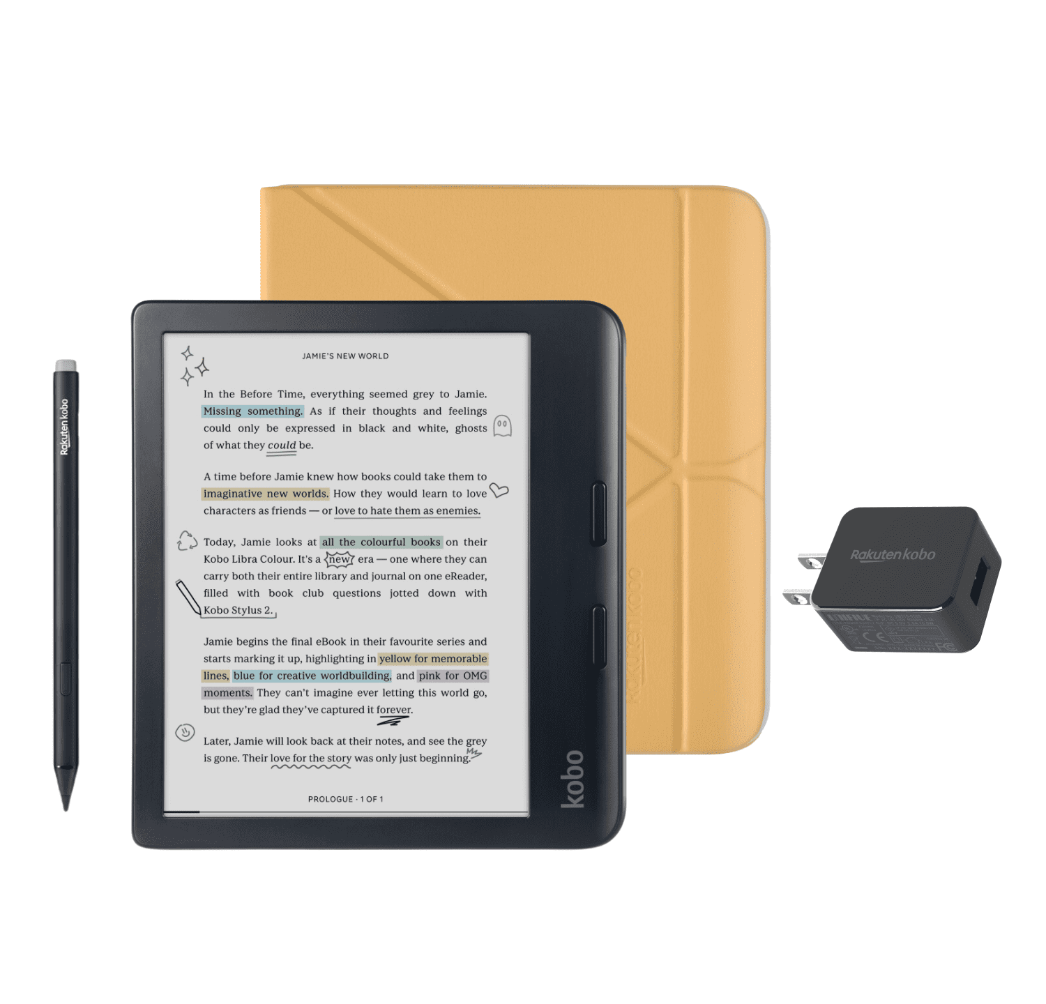 Kobo Libra Colour ブラック + Kobo Stylus