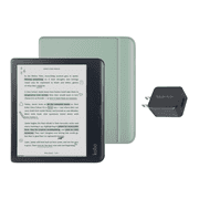 Kobo Libra Color eReader with Case Bundle (Garden Green Basic SleepCover، Case + AC Bundle)