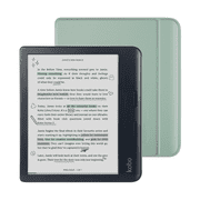 Kobo Libra Color eReader مع حزمة حالة حديقة Green Basic SleepCover ، حزمة حالة