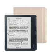 Kobo Libra Color Black eReader with Case Bundle Sand Beige Notebook SleepCover، Case Bundle