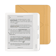 Kobo Libra Colour White eReader with Case Bundle Butter Yellow SleepCover, Case Bundle