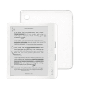 Kobo Libra Colour White eReader with Clear Case Bundle