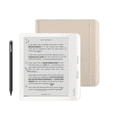 thumbnail image 1 of Kobo Libra Colour White eReader with Sand Beige Notebook SleepCover & Stylus Bundle, 1 of 6