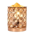 thumbnail image 1 of Kobodon Crystal Wax Melt Warmer, Wax Warmer for Scented Wax, Oil Burner Wax Melt Hollow Night Light, for Home, Kitchen, Living Room, Office, Aroma Decorative Light (Gold), 1 of 5