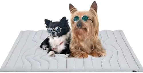 Pawlabs Cooling Mat for Dogs, Double-Sided Portable Dog Cool Bed for Summer Non-Slip Washable