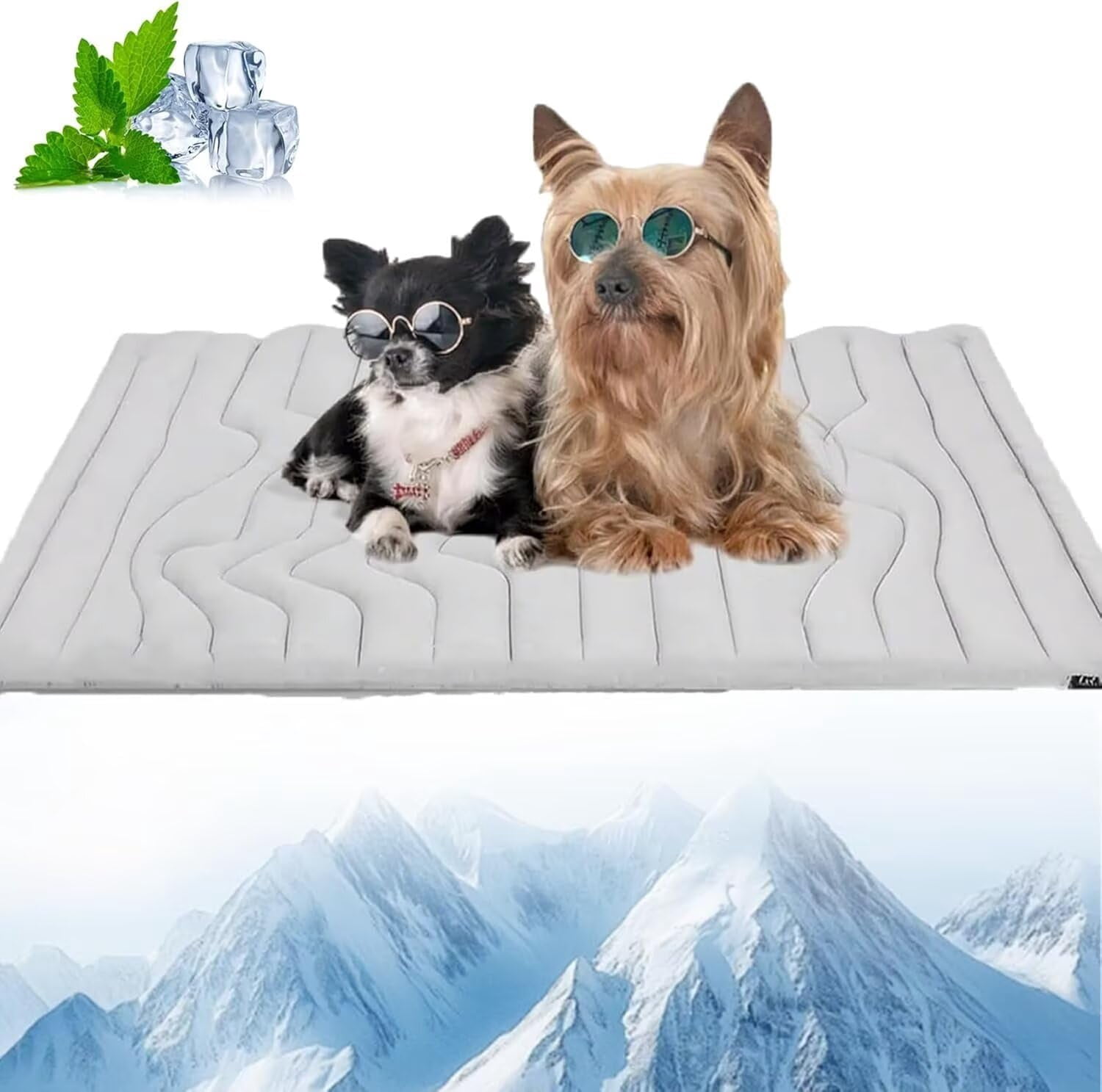 Kobolaf Dog Cooling Mat – Instant Self-Cooling Pet Pad, Foldable & Travel-Friendly, Durable Chew-Resistant Cooling Bed for Dogs & Cats