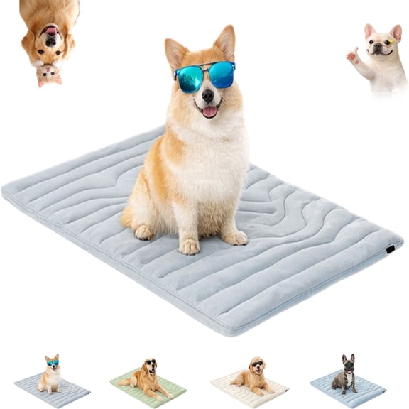 Kobolaf Dog Cooling Mat, Kobolaf Cooling Mat, Contact-Cooling Design—soft and Durable, Multi-layered Structure and Easy to Maintain, Machine-Washable and Portable, Suitable for Dogs