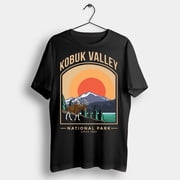 Kobuk Valley National Park US Vintage T-Shirt, USA Northwest Arctic Alaska Parks Lover Gifts, Adventure Outdoors, Camping Hiking Travel Tees