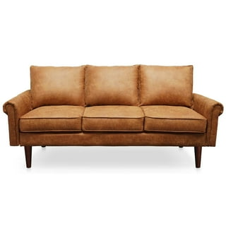 Camel Leather Sofa