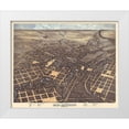 thumbnail image 1 of Koch 24x20 White Modern Wood Framed Museum Art Print Titled - San Antonio Texas - Koch 1873, 1 of 4