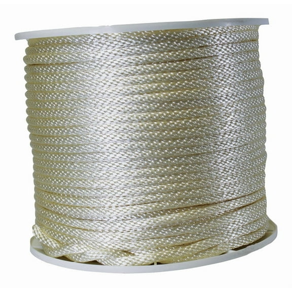 Koch 3/8 in. D X 500 ft. L White Solid Braided Nylon Rope