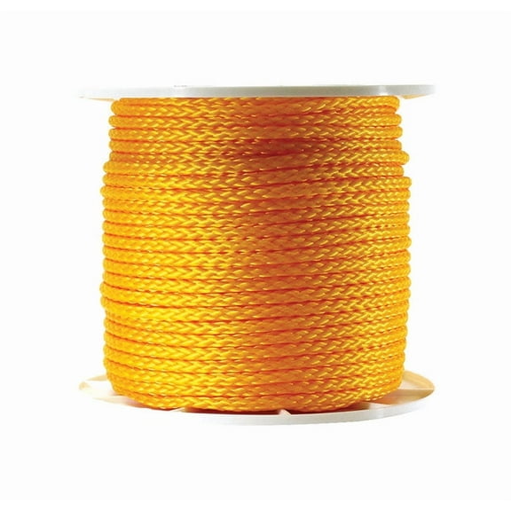 Koch 3/8 in. D X 500 ft. L Yellow Hollow Braided Polypropylene Rope