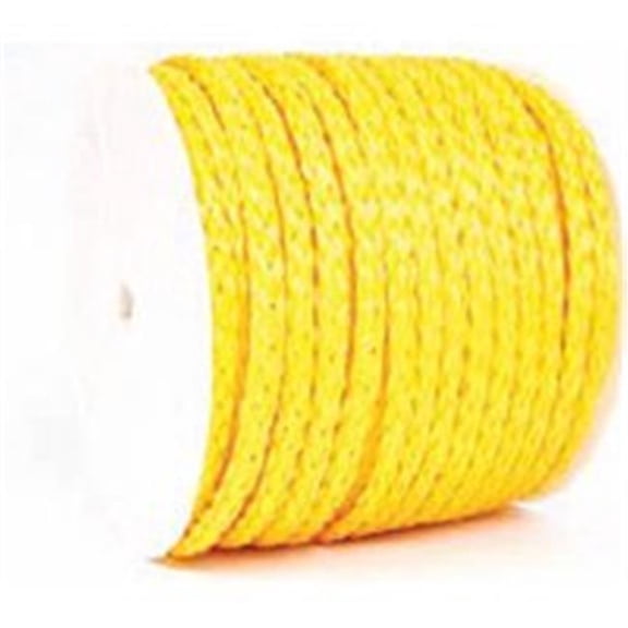 Koch Industries 5061245 Rope Polypropylene Braid Yellow .37 x 500 Ft.