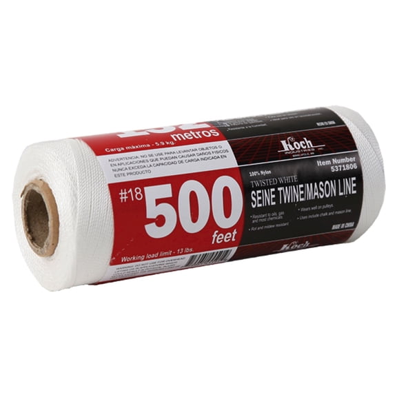 MASON LINE NYL TWST WH NO18X500