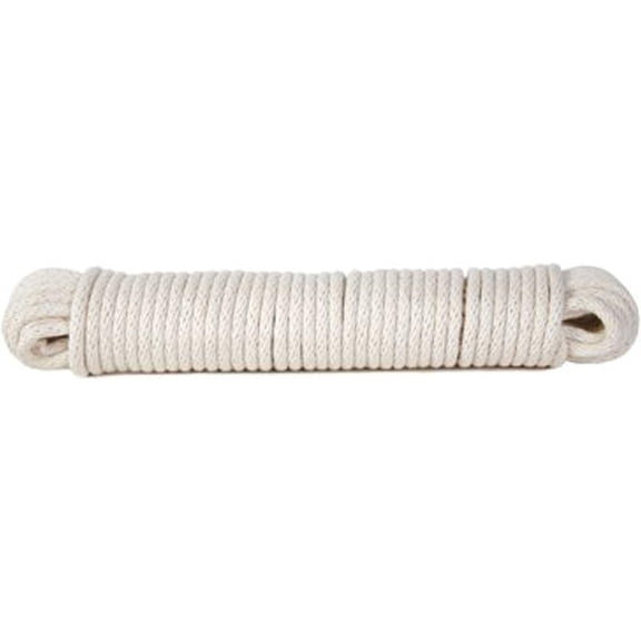 Koch 5620727 Cotton Braided Clothesline, 7/32 by 200 Feet, White