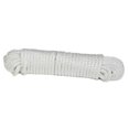 thumbnail image 1 of Koch 7023215 0.31 in. x 50 ft. Red & White Diamond Braided Polyester Rope, 1 of 1