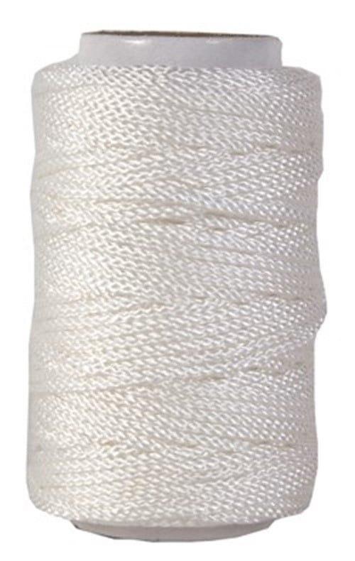Koch 7023849 100 ft. White Diamond Braided Polyester Mason Line Rope ...