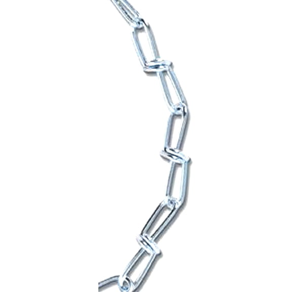 Koch 738946 4/0 by 100-Feet Double Loop Chain, Zinc Plated