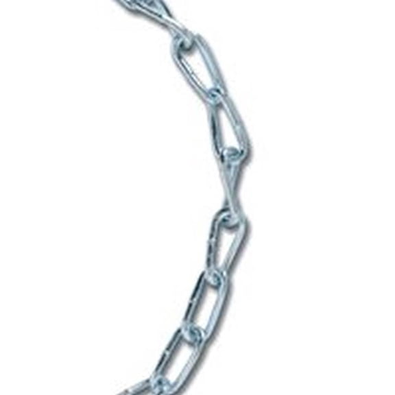 Koch A11912 Twist Link Welded Coil Chain, 1/0 X 20 Ft, 415 Lb, Low Carbon Steel, 10 Feet, Zinc Plated