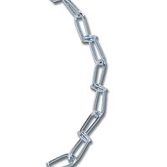 Koch A15922 2/0 by 20-Feet Double Loop Chain, Zinc Plated