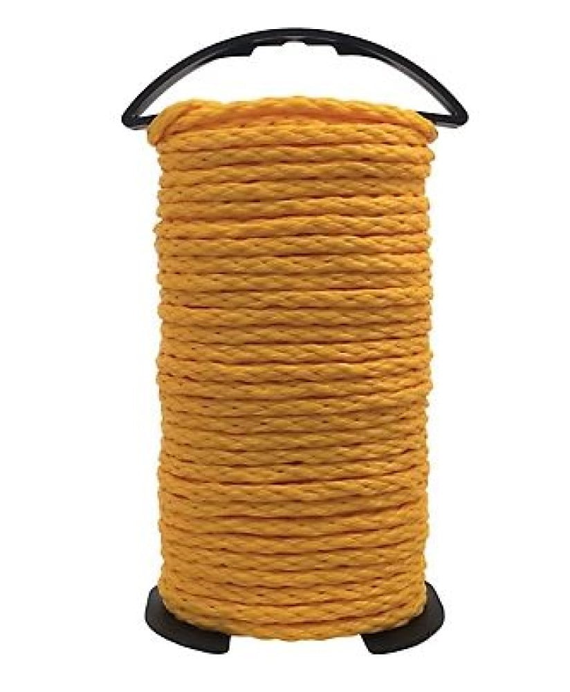 Koch Industries 5060812 Polypropylene Hollow Braid Rope Yellow 1/4 x ...