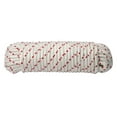 thumbnail image 1 of Koch Industries 5241025 Polyester Diamond Braid Rope White with Red Tracer, 1 of 1