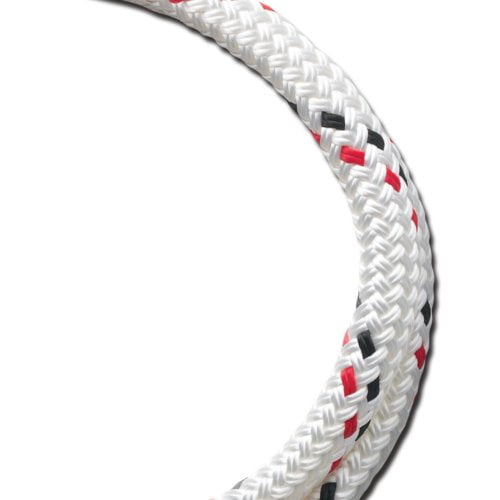 Koch 7039580 0.5 in. x 100 ft. Braided Polyester Rope, Red, White & Blue