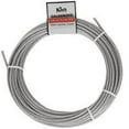 thumbnail image 1 of Koch Industries A45172 3/16-1/4 in. x 20 ft. Wire Rope Cable, Electro Galvanized, Vinyl-Coated Clear, 1 of 2