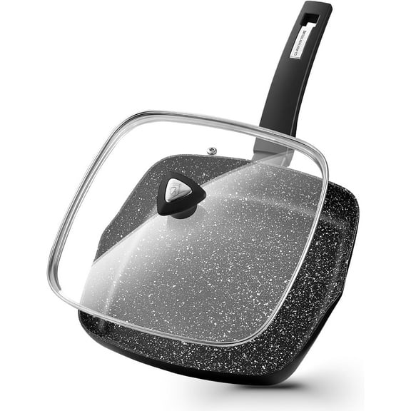 Koch Systeme CS 11 inch Black Marble Grill Pan