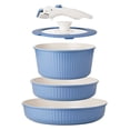 thumbnail image 1 of Koch Systeme CS 5‑Piece Induction Cookware Set with Detachable Handle, Space‑Saving Pots & Pans Set for All Stovetops, 1 of 9