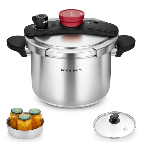 Koch Systeme CS 6L Stainless Steel Pressure Cooker