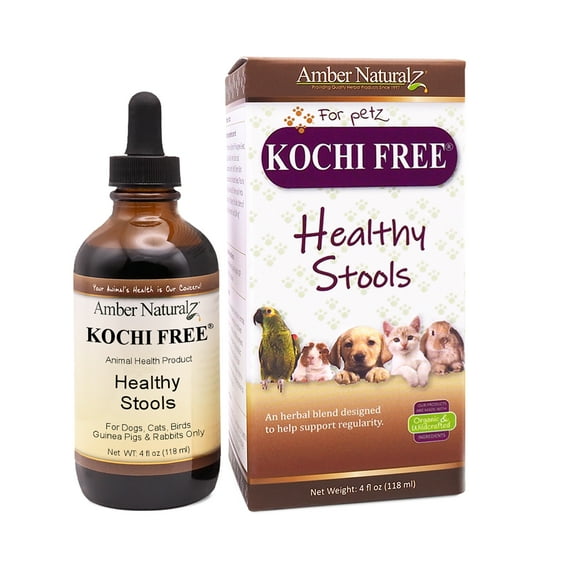 Amber NaturalZ Kochi Free Healthy Stools for Pets | Supports Healthy Bowel Functions 4oz