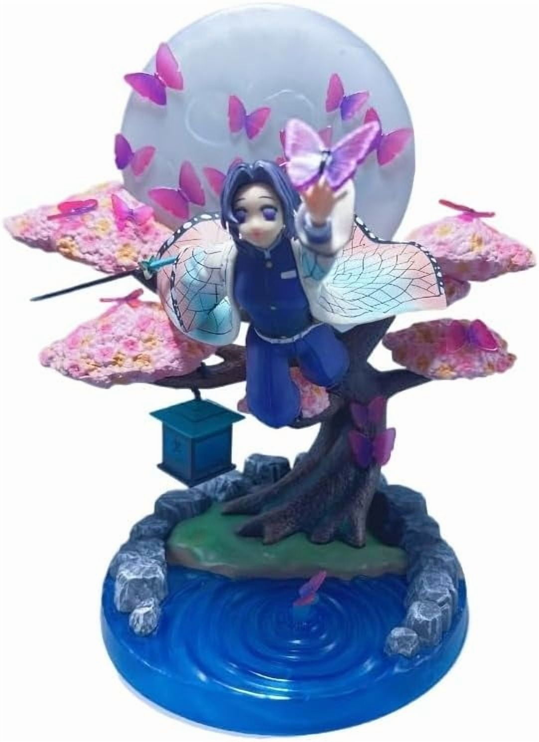 Kochou Shinobu, Moon Scene Kochou Shinobu Anime Figures 31cm/12.2inch PVC Character Figurine Model Handicrafts for Anime Fans Gift