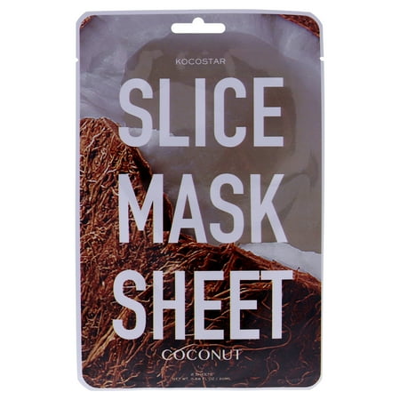 Kocostar Slice Sheet Mask - Coconut - Pack of 6 1 Pc
