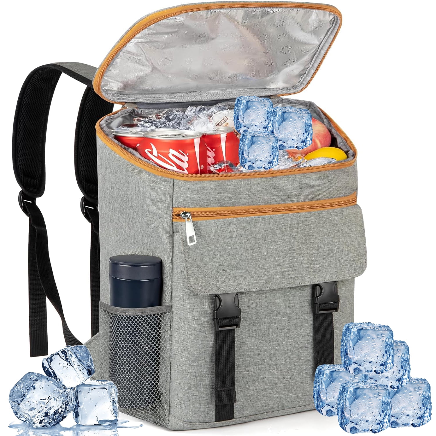 Kocwell Backpack Cooler, Soft Cooler Backpack Insulated Leak 