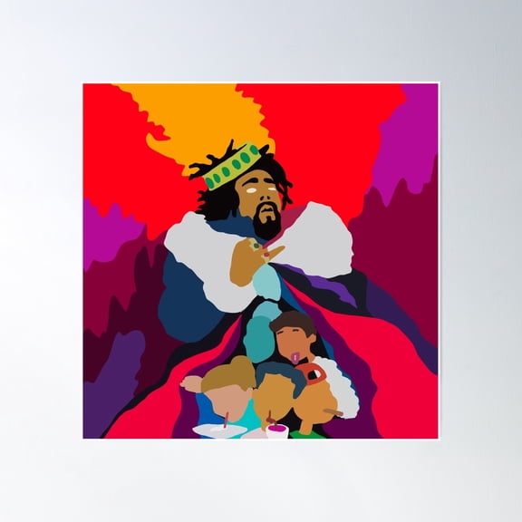 Kod Minimal Album Cover Poster Wall Art, Poster Only