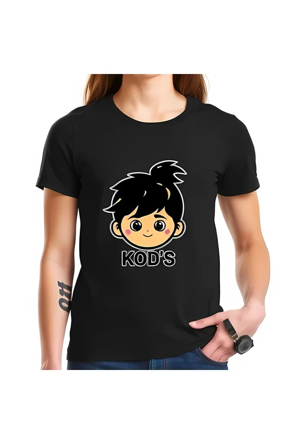 Kod’s Head Cute Playful Funny Cartoon Illustration Unisex T-Shirt, up to size 5XL