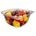 thumbnail image 1 of Koda Cup 64 oz. (Gallon-Size) RPET Clear Plastic Hinged Lid Deli Meal Prep Fruit Salad Display Food Storage Containers 100% BPA Free (Pack of 200), 1 of 1