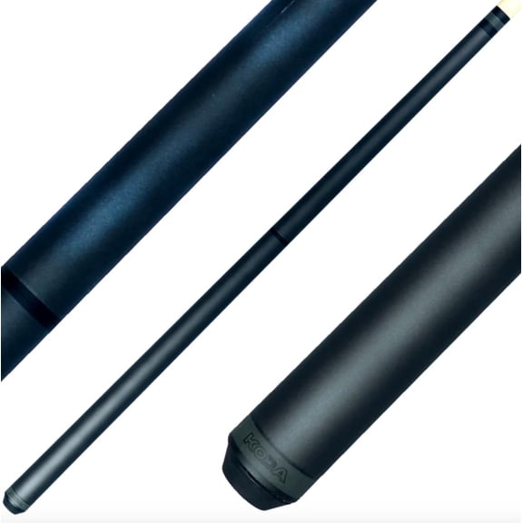 Koda No Wrap Heavy Hitter Gun Metal Jump/Break Cue - Durable Construction and Stylish Design - Maple Shaft and Uni-Loc - Quick Release Jump/Break Cue - Metallic Gun Metal Grey - 25 Oz