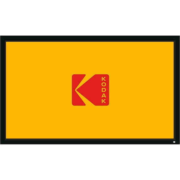 Kodak 120 in Projector Screen with Black Velvet Fixed Frame & Mount Kit
