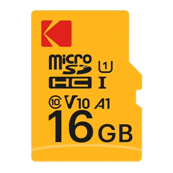 Kodak 16GB Class 10 UHS-I U1 microSDHC Card with Adapter
