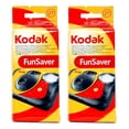 thumbnail image 1 of Kodak 35mm One-Time-Use ISO-800 Disposable Camera w/ Flash (27 Exp, 2 Pack) (International Version), 1 of 1