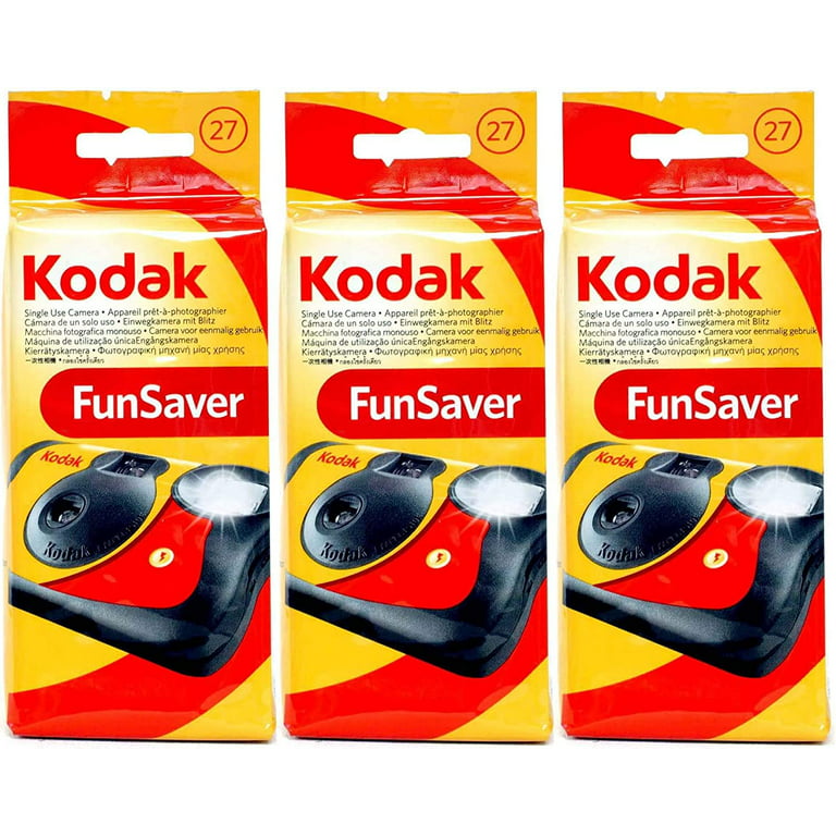 Kodak FunSaver 8617763 Cámara de un solo uso, 27 fotos 