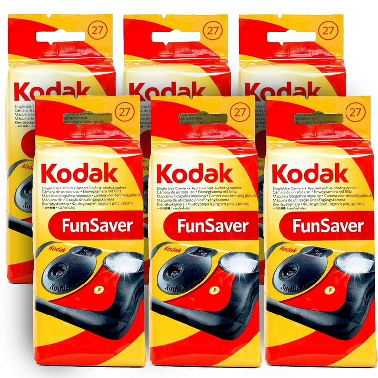 Kodak Disposable Camera with Flash and 27 Exp ISO-800 Sharp Color