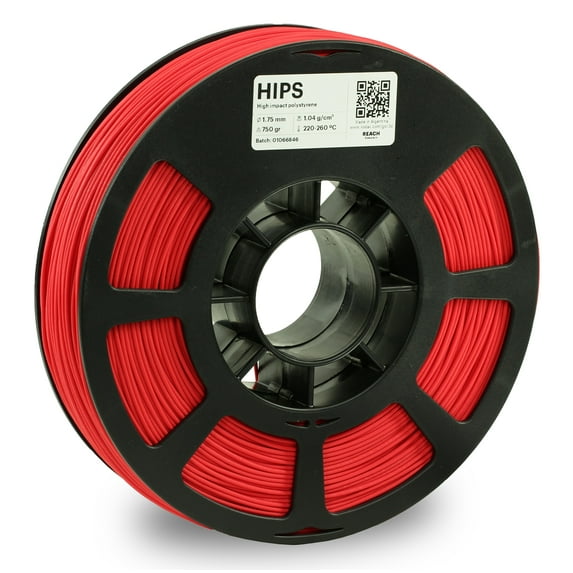 Kodak 3D Printing HIPS Filament 1.75mm (Red)