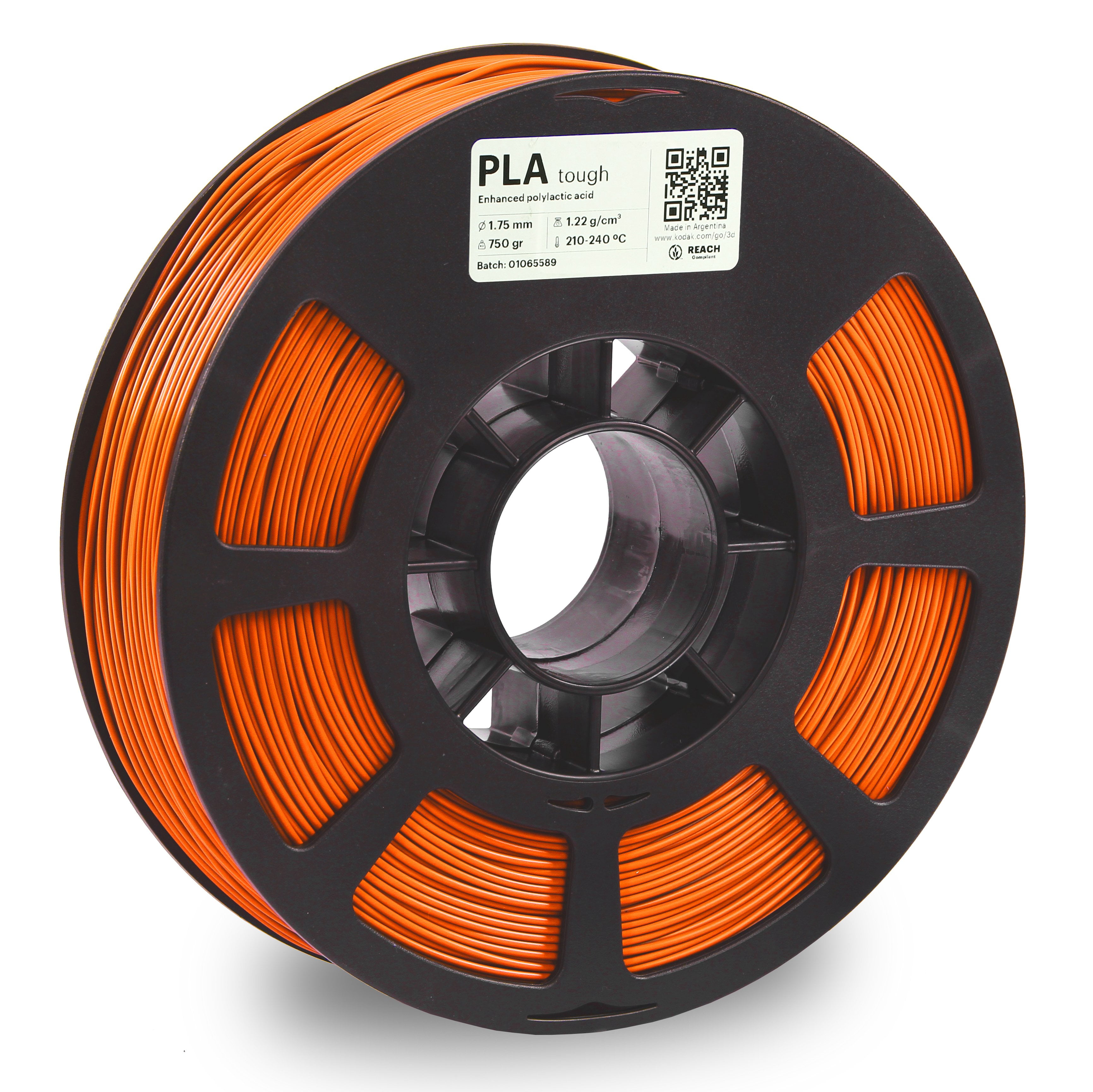 Kodak 3D Printing PLA Tough Filament 1.75mm (Orange)