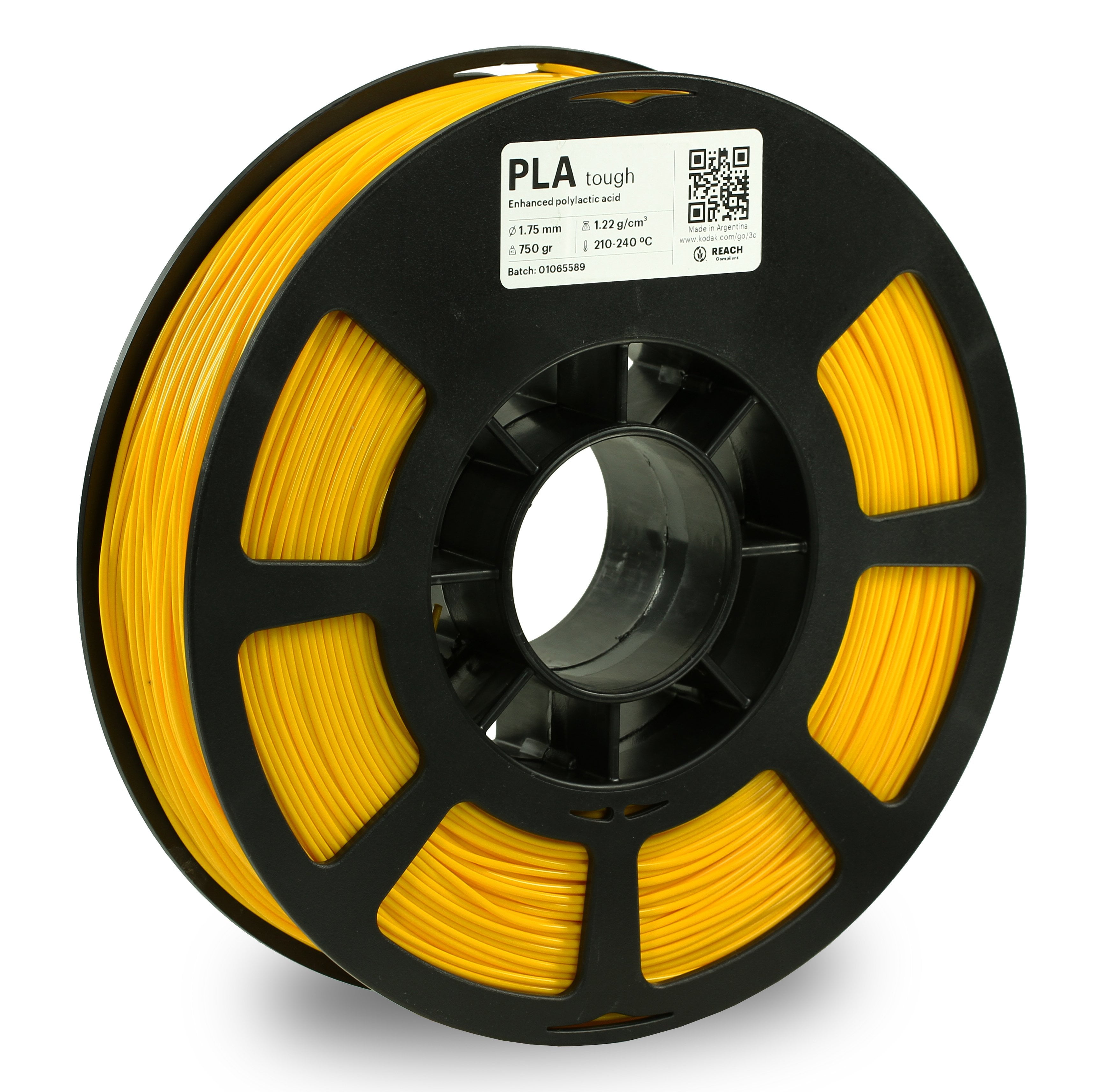 Kodak 3D Printing PLA Tough Filament 1.75mm (Yellow)