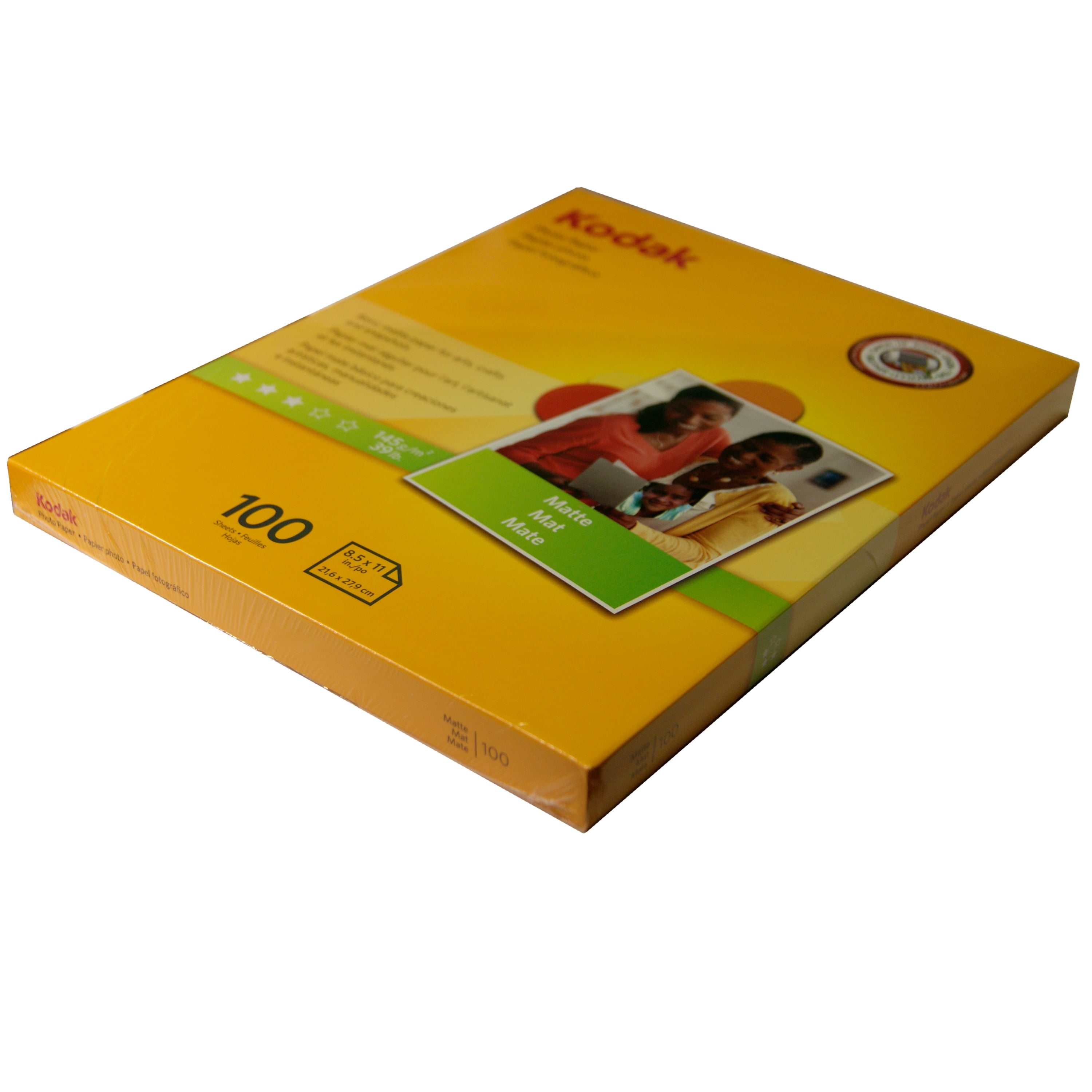 145g Kodak Matte Photo Paper, 8.5 x 11, 100/Pack (9891-169) – Paper and  Supply