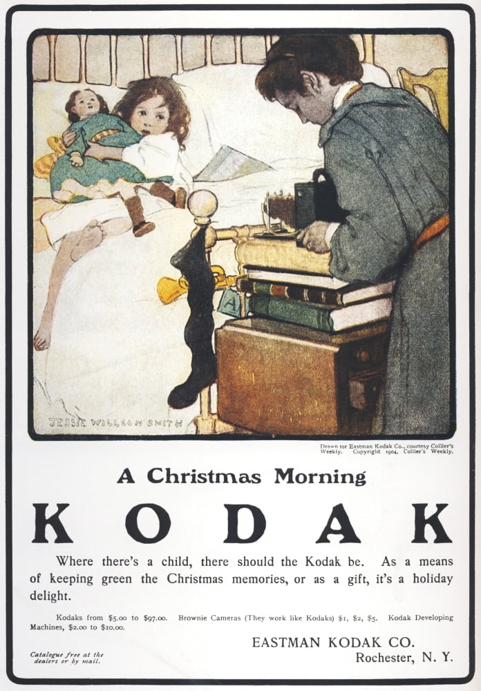 Kodak Ad 1904 Canvas Art - Jessie Willcox Smith (24 x 36)